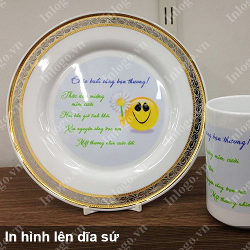 Dĩa sứ Phúc Lộc Thọ Minh Long 