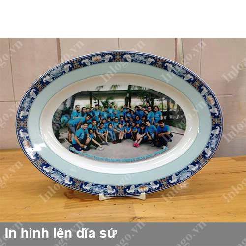 Dĩa sứ Phúc Lộc Thọ Minh Long 