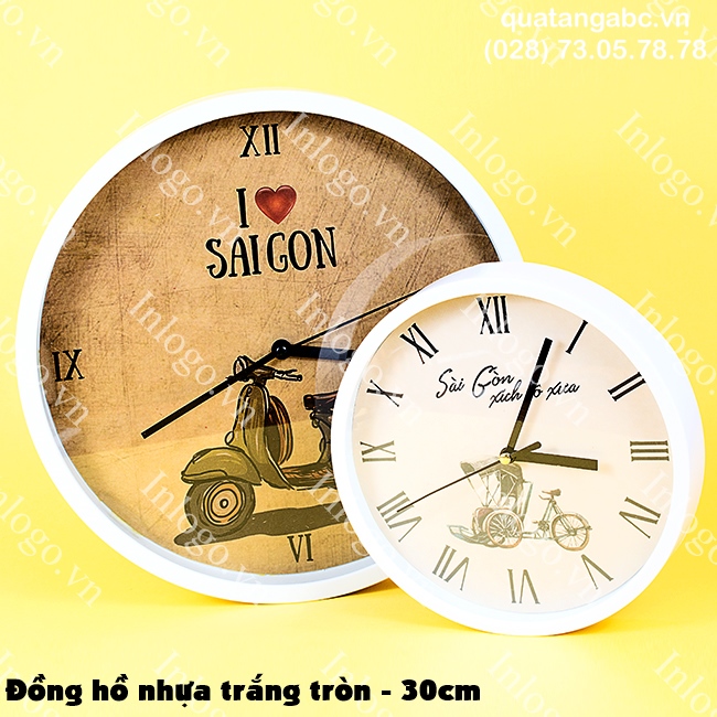 Đồng hồ in logo