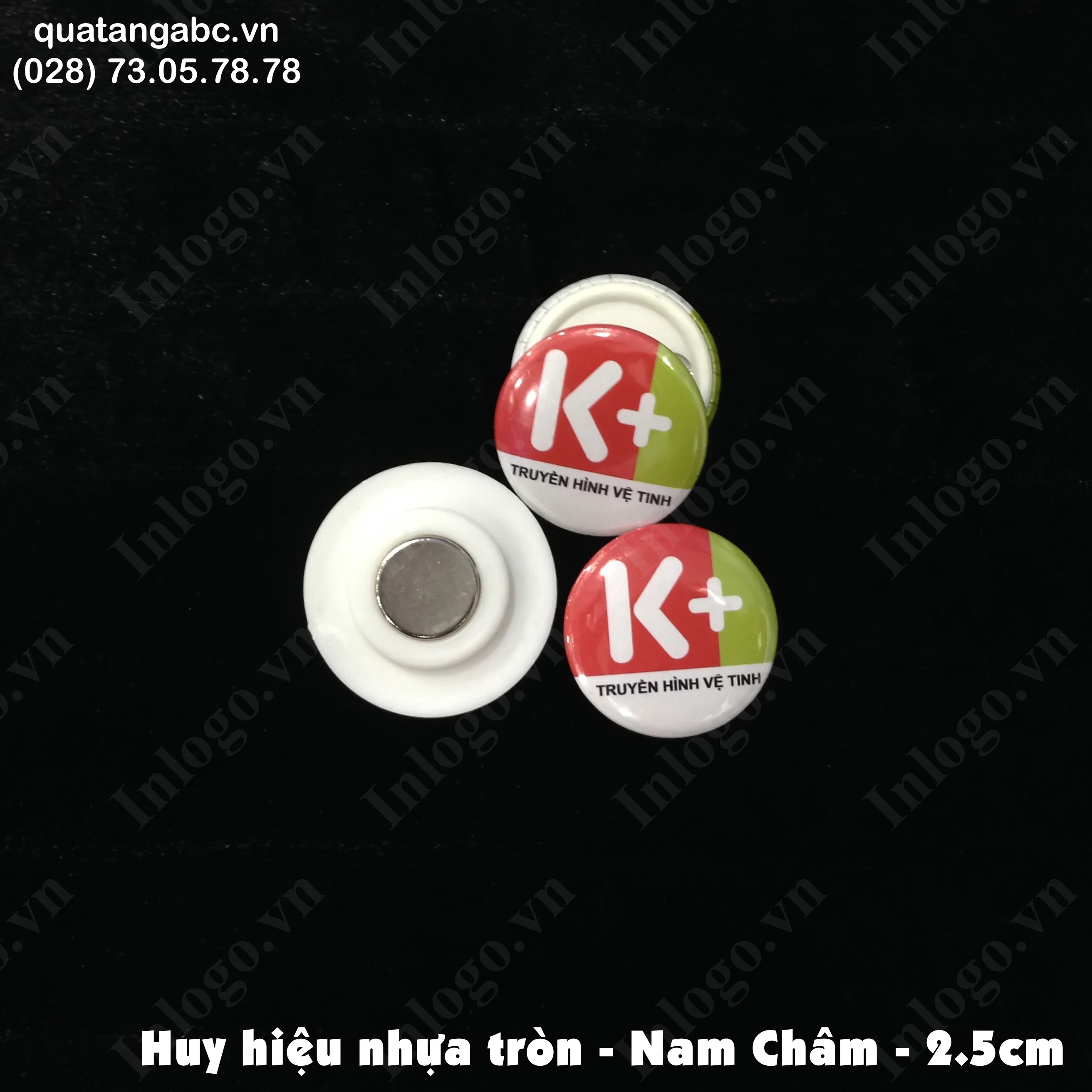 huy hieu nhua 2.5cm
